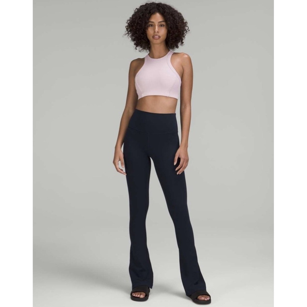 NWOT Lululemon Align High-Rise Mini Flare Pant 32" Women's Size 4 True Navy Yoga